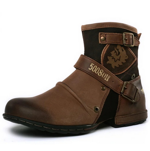 Helvano | Robuste Herrenstiefel in Braun