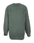 Helvano | Lockere Damen-Strickjacke mit Knopfleiste