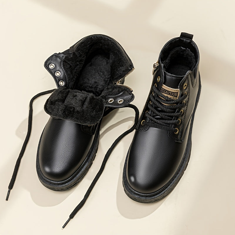 Helvano | Gefütterte High-Top-Schnürstiefel für Herren