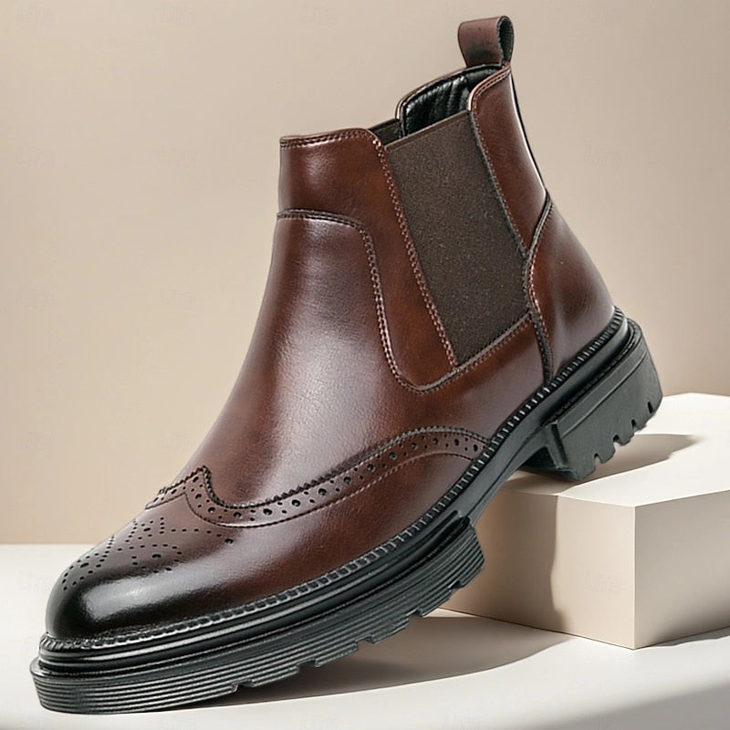 Helvano | Chelsea Boots mit Flügelkappe für Herren