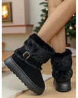 Helvano | Damen-Schneestiefel mit flauschigem Besatz