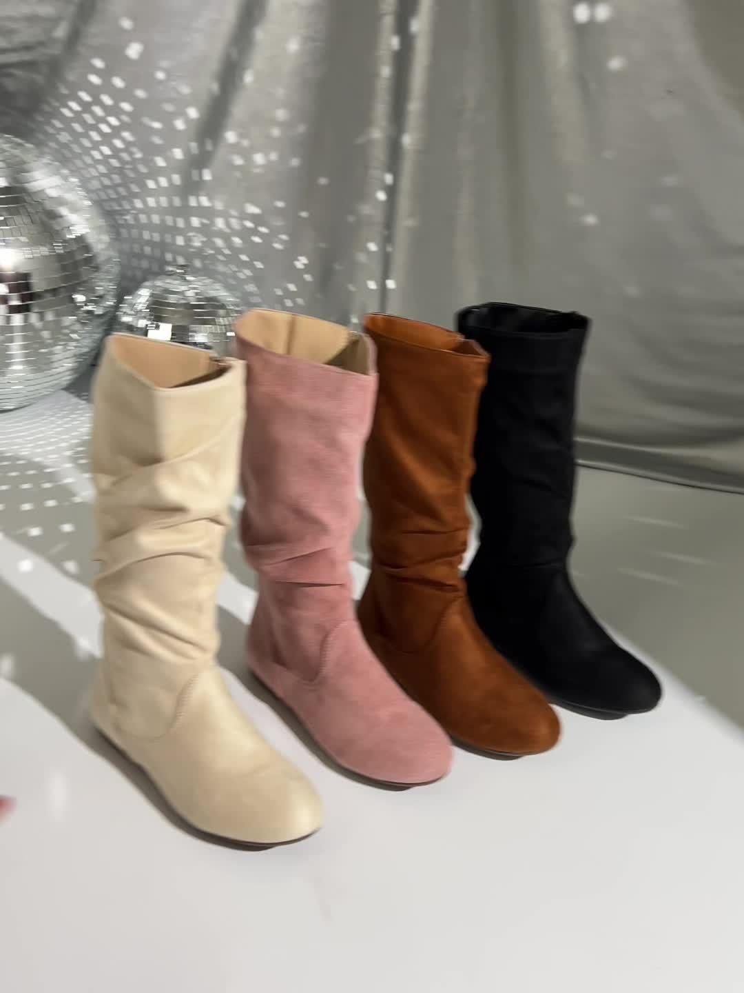 Helvano | Wadenhohe Slouch-Stiefel für Damen