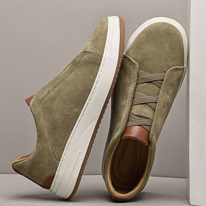 Helvano | Wildleder Slip-On Schuhe für Herren