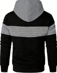 Helvano | Strukturierter Colorblock-Hoodie für Herren