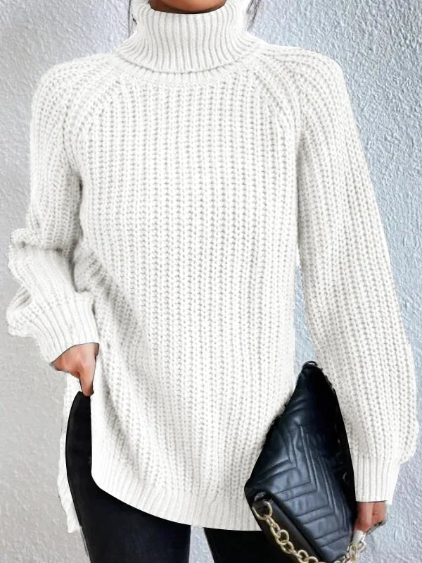 Helvano | Rollkragenpullover mit Raglanärmeln für Damen