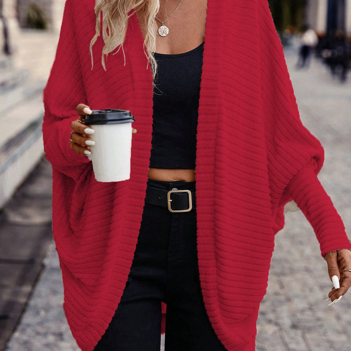 Helvano | Offener Strickcardigan für Damen