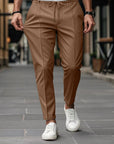 Helvano | Slim-Fit Chino mit Kordelzug für Herren