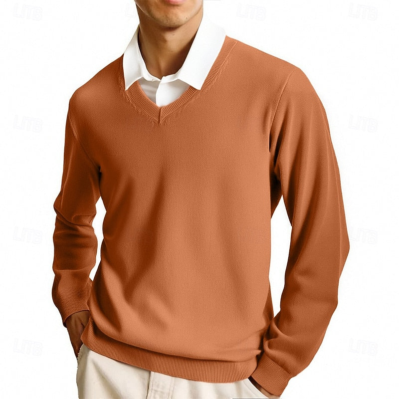 Helvano | Strickpullover mit V-Ausschnitt für Herren
