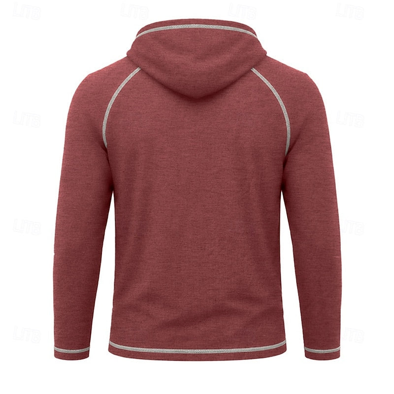 Helvano | Klassischer Kapuzenpullover mit Kordelzug für Herren