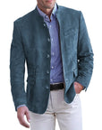 Helvano | Herrenjacke mit Stehkragen und Knopfleiste