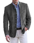 Helvano | Herrenjacke mit Stehkragen und Knopfleiste