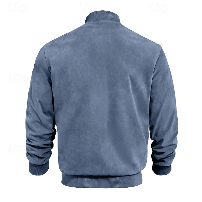Helvano | Herren-Stehkragenjacke mit Reissverschluss