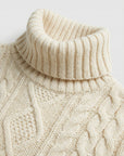 Helvano | Strickkleid für Damen in Beige