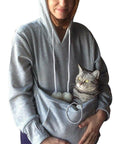 Helvano | Damen-Hoodie mit Katzentasche