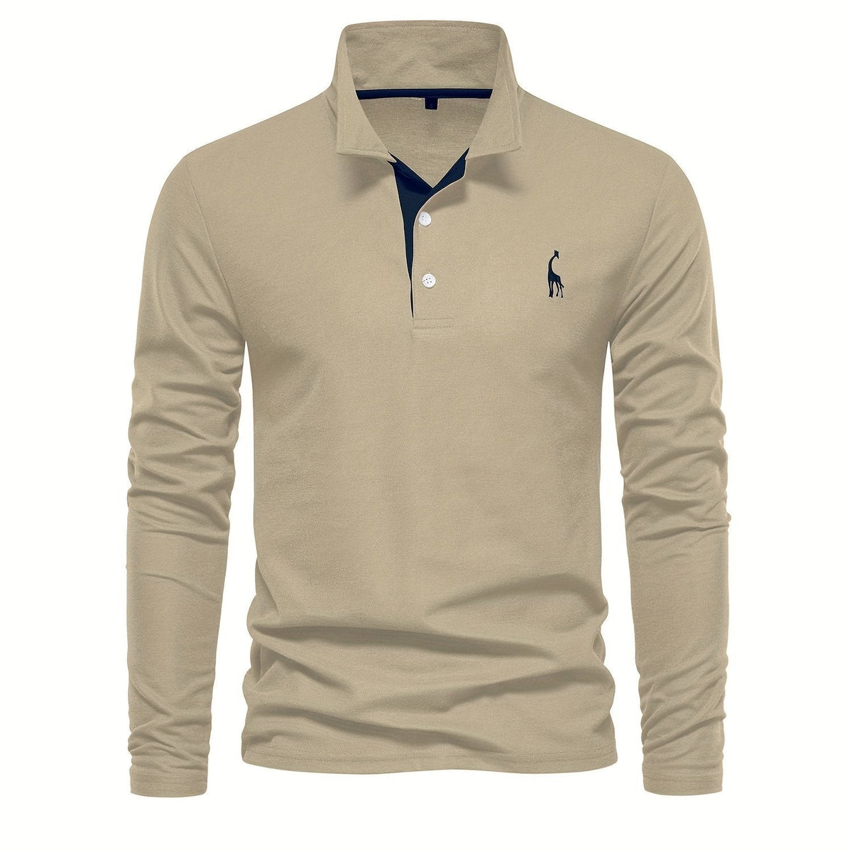 Helvano | Langarm-Poloshirt für Herren