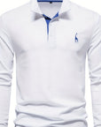 Helvano | Langarm-Poloshirt für Herren