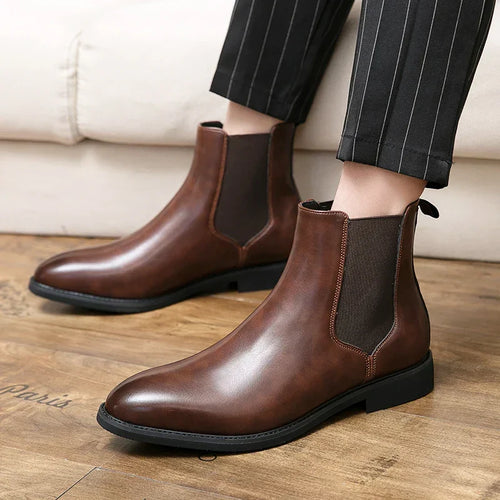 Helvano | Herren Chelsea Lederstiefel