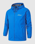 Helvano | Herren Regenjacke mit Kapuze