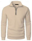 Helvano | Herren Pullover mit Stehkragen und Viertelreissverschluss