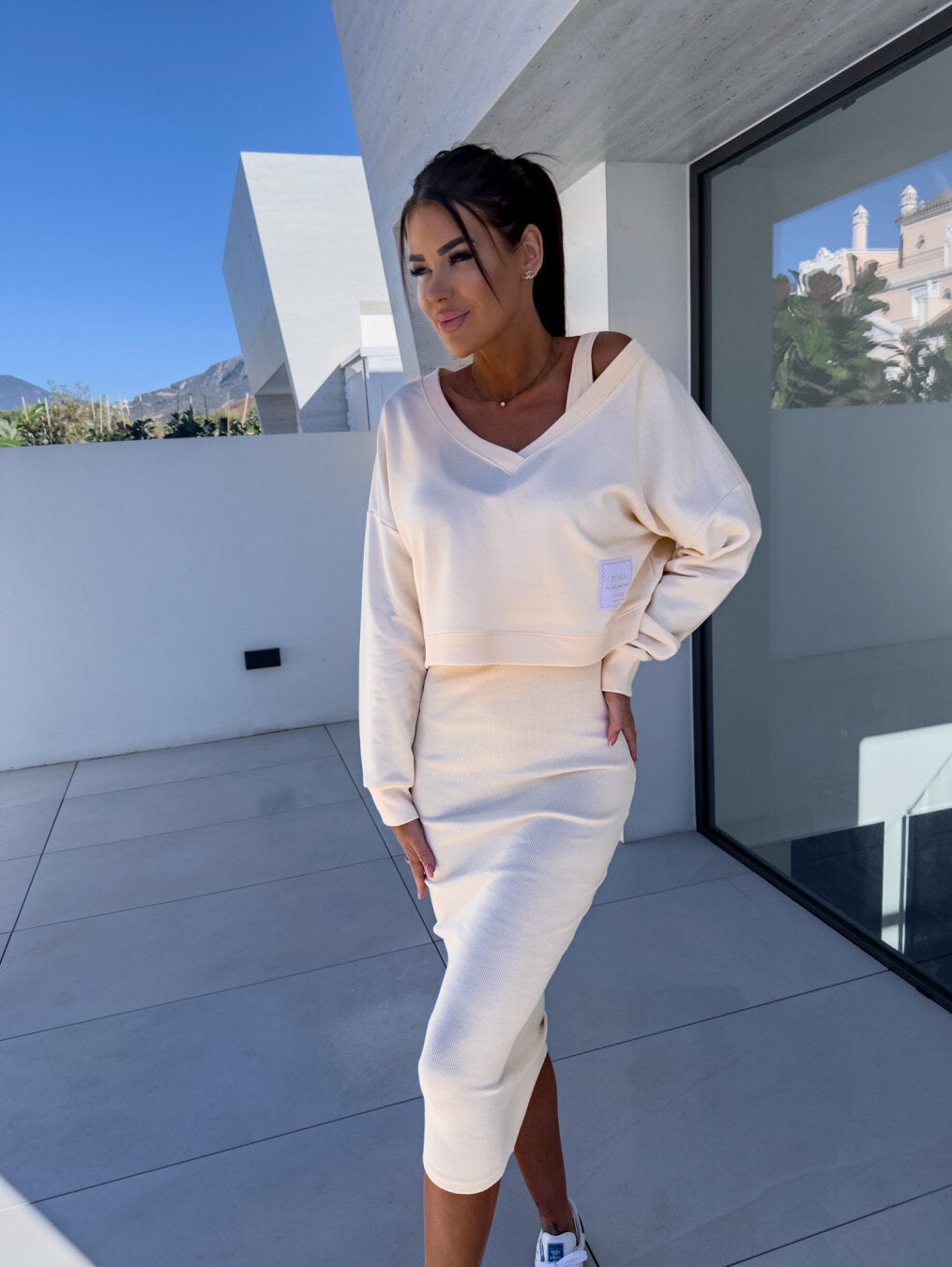 Helvano | Sweatshirt-Kleid-Set für Damen