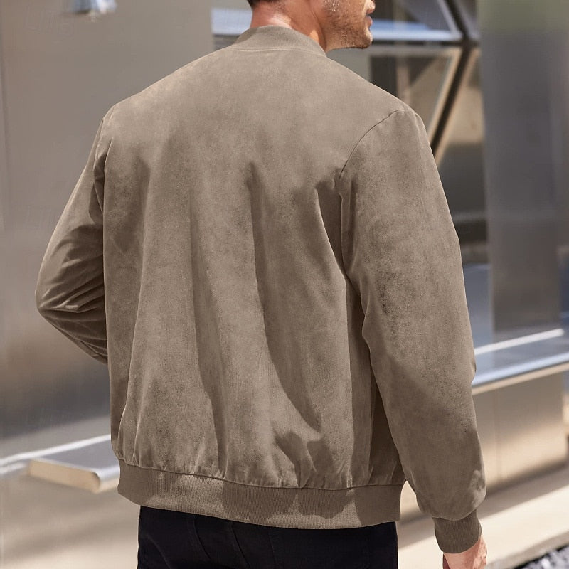 Helvano | Herren-Stehkragenjacke mit Reissverschluss