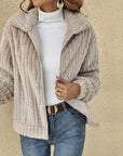 Helvano | Flauschiger Teddy-Mantel für Damen