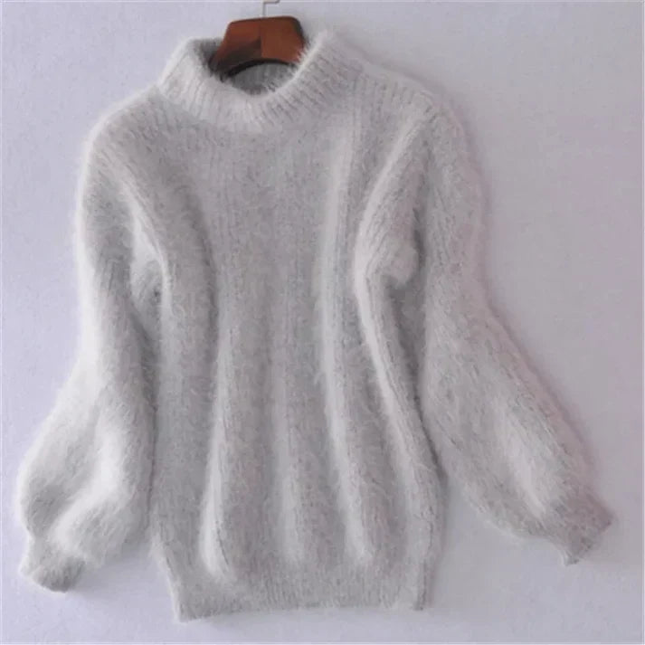 Helvano | Vintage Angora-Pullover für Damen