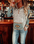 Helvano | Damen Hoodie im Western-Look