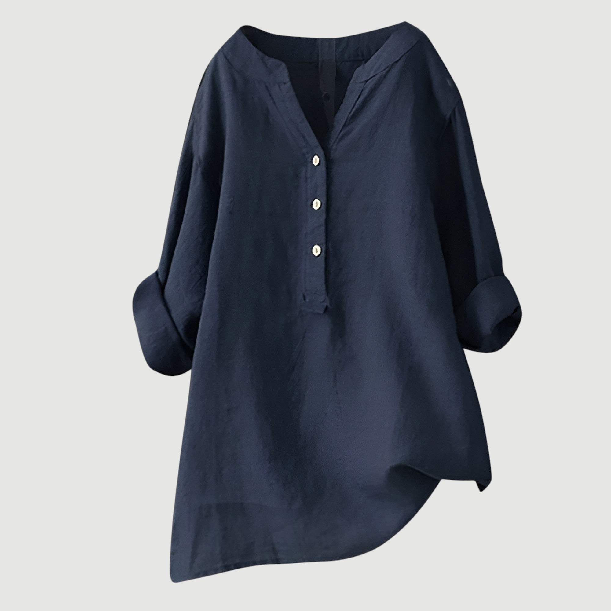 Helvano | Leinen-Blend Bluse für Damen