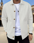 Helvano | Strukturierte Herrenjacke mit Knopfleiste
