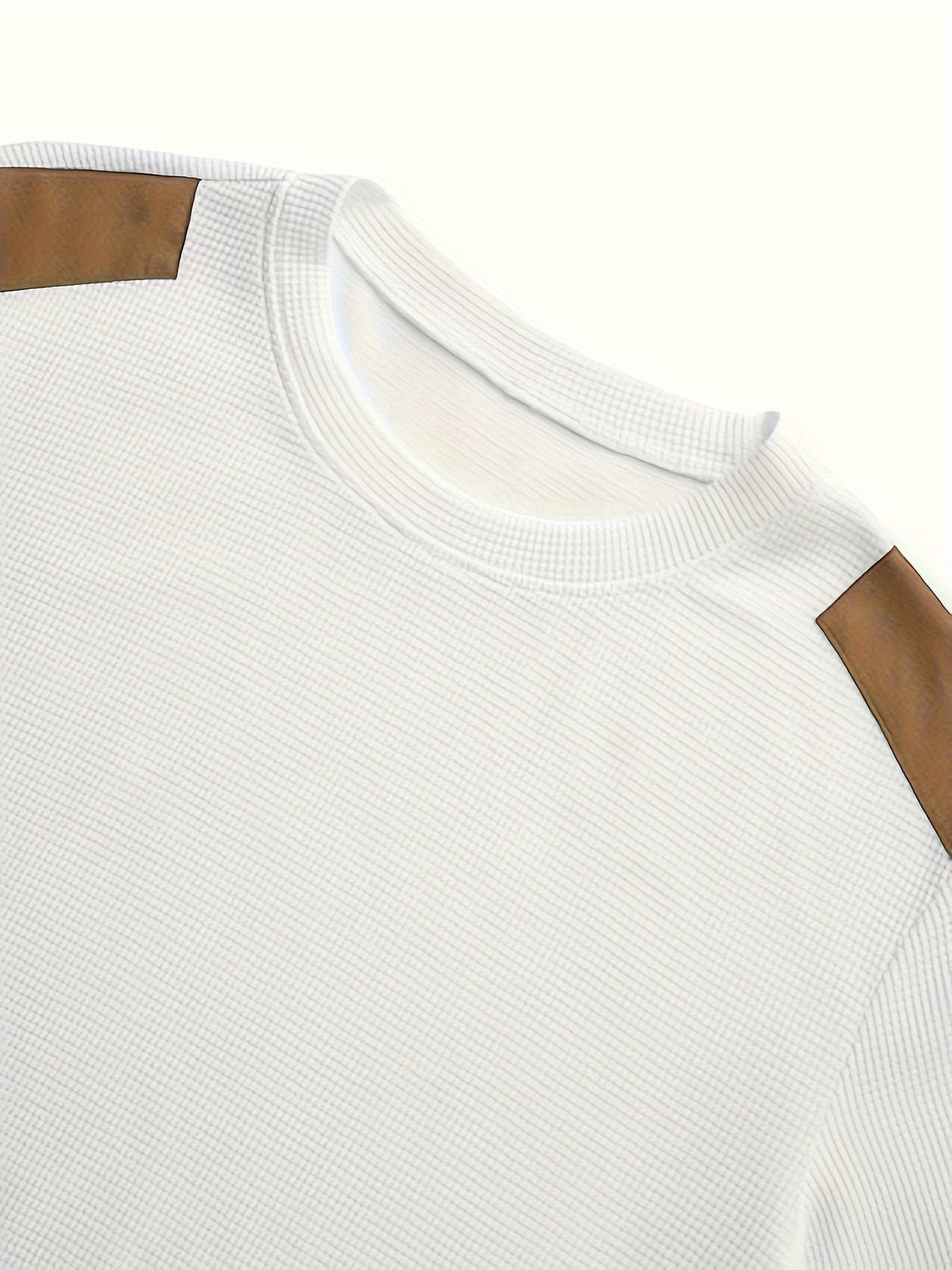 Helvano | Strukturierter Herren-Pullover mit Ellbogen-Patches