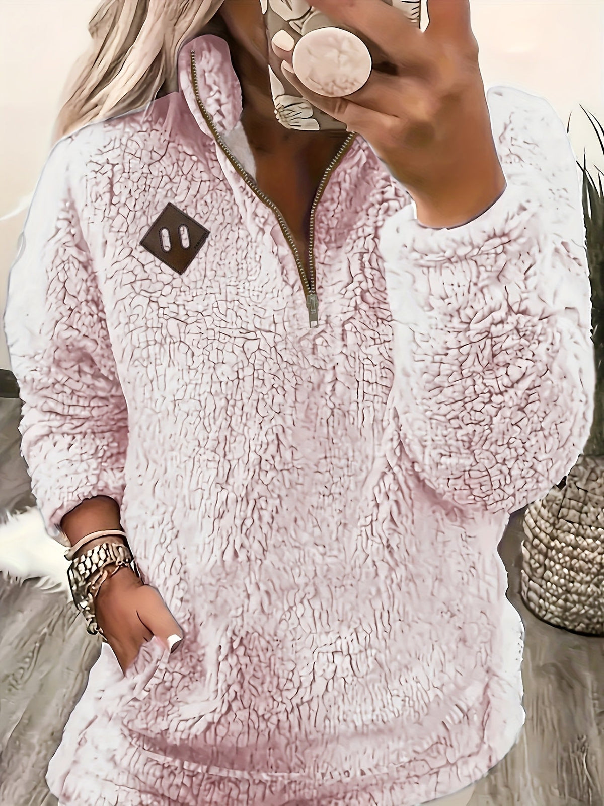 Helvano | Damen Half-Zip Strickpullover