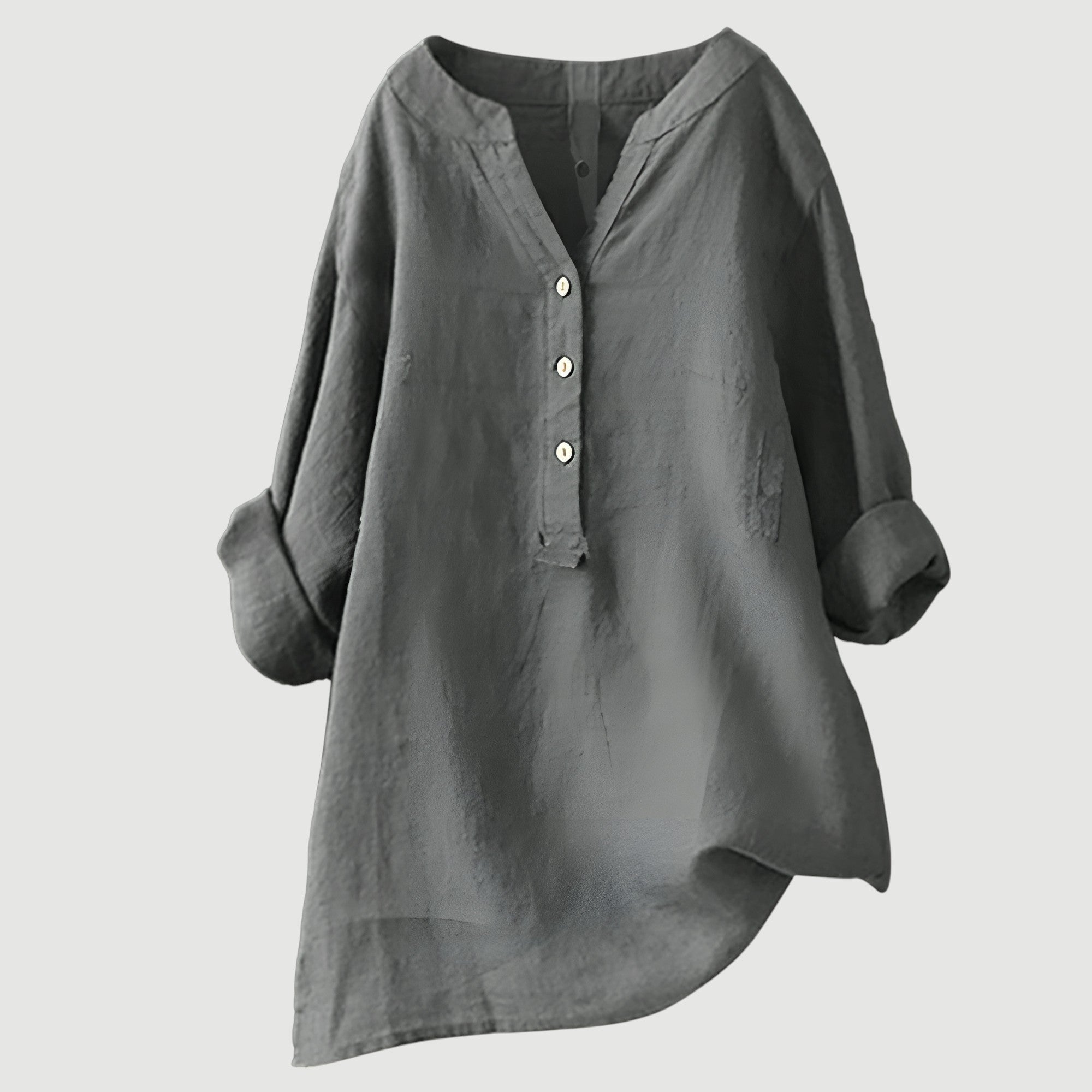 Helvano | Leinen-Blend Bluse für Damen