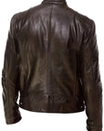 Helvano | Moto-Jacke mit Stehkragen für Herren