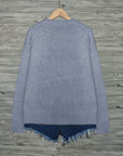 Helvano | Damen Strickpullover mit Katzenmotiv