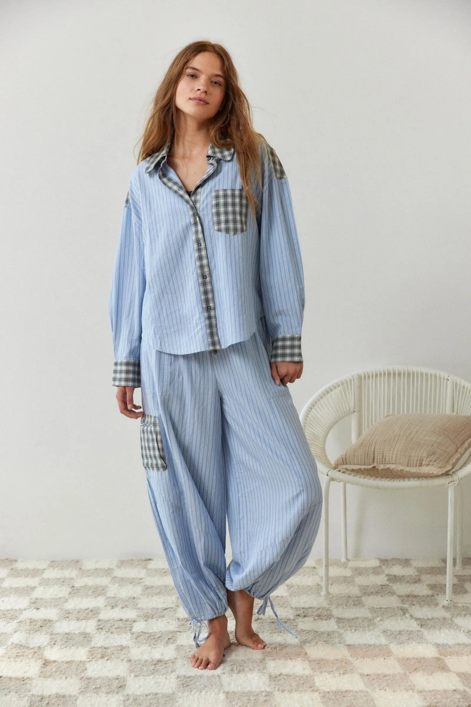 Helvano | Zweiteiliger Pyjama für Damen aus Baumwolle