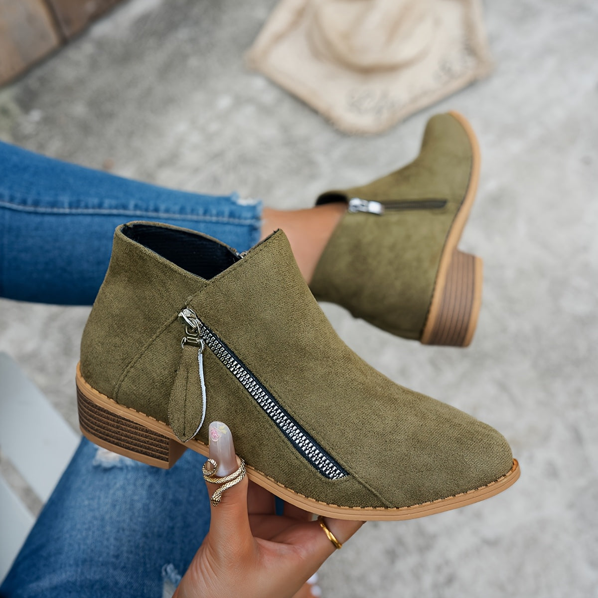 Helvano | Stiefeletten mit Seitenreissverschluss für Damen