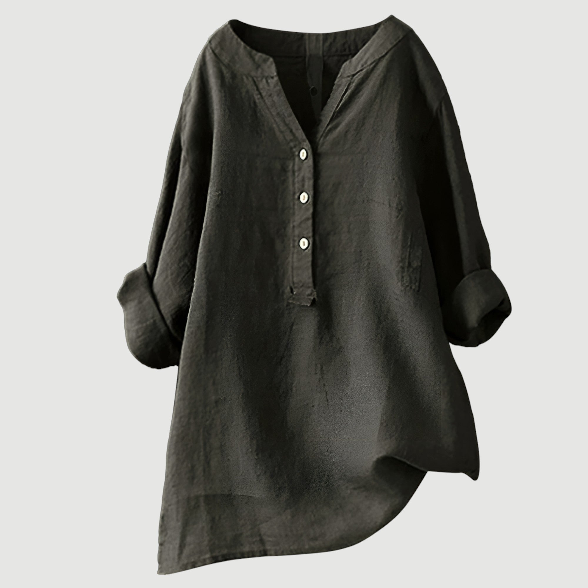Helvano | Leinen-Blend Bluse für Damen