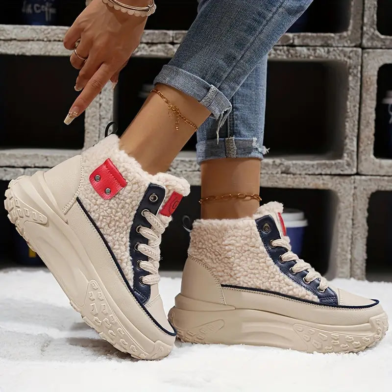 Helvano | Schneestiefel aus Samt für Damen