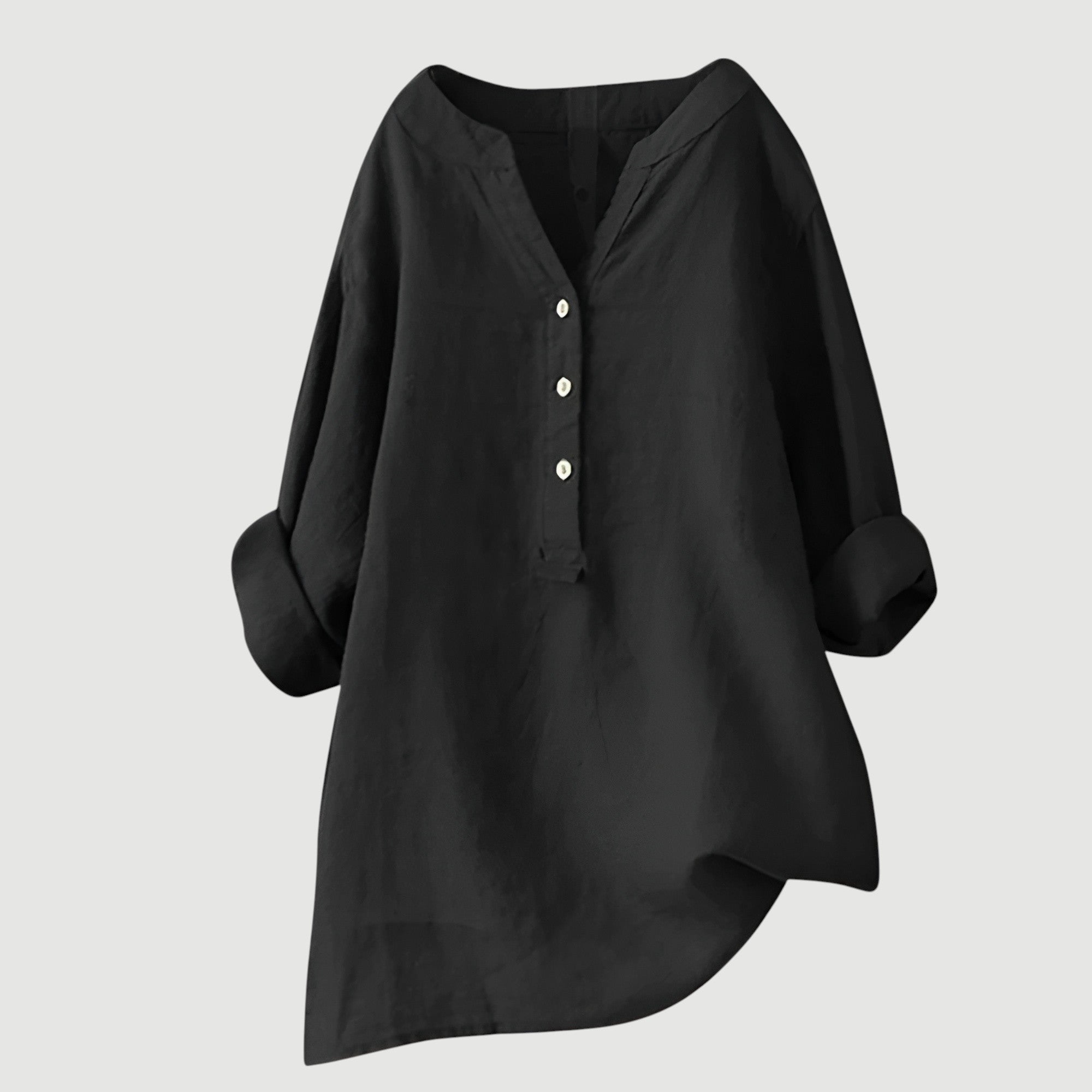 Helvano | Leinen-Blend Bluse für Damen