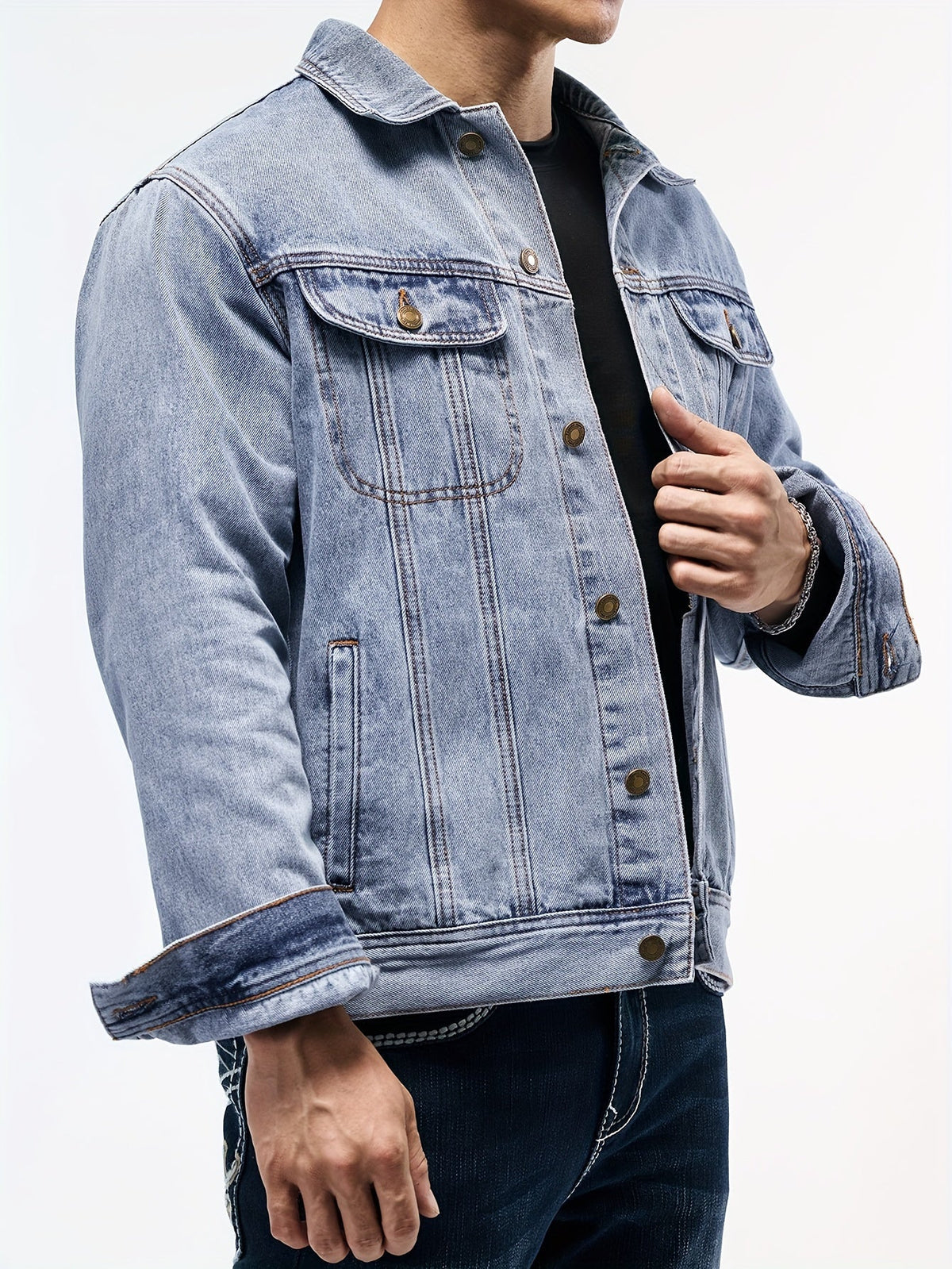 Helvano | Denim-Arbeitsjacke für Herren