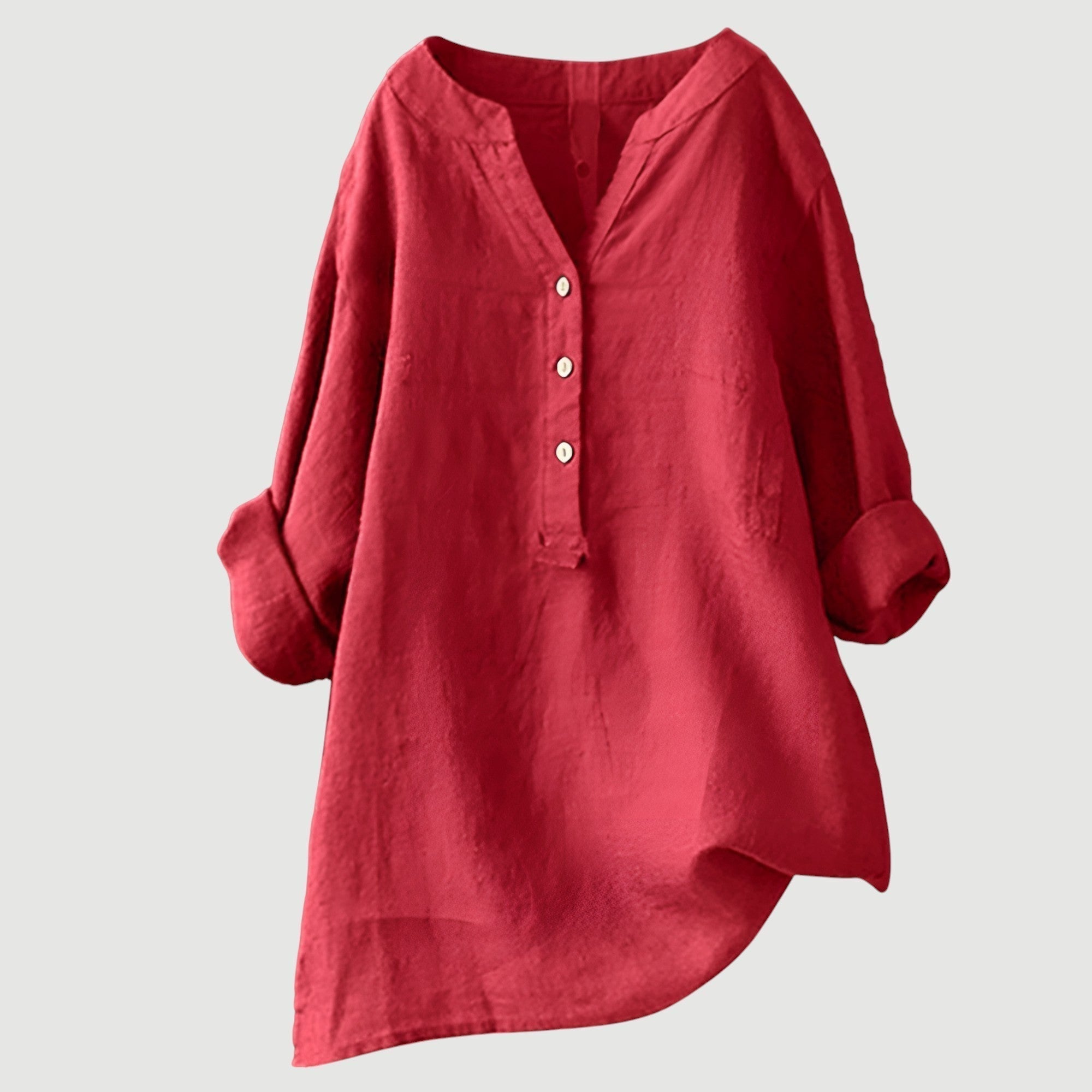 Helvano | Leinen-Blend Bluse für Damen