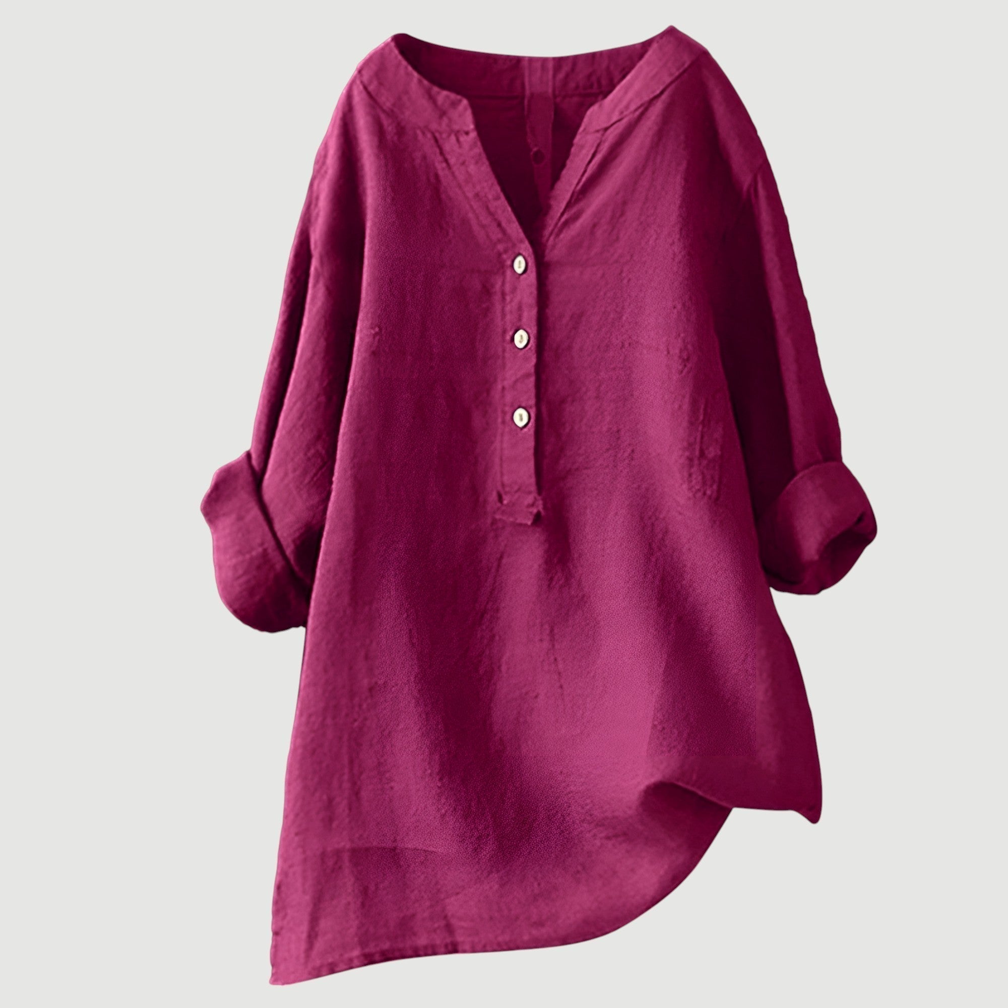 Helvano | Leinen-Blend Bluse für Damen