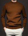 Helvano | Strickpullover mit Stehkragen für Herren