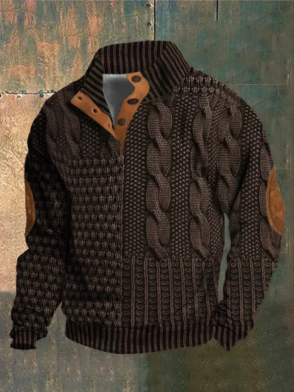 Helvano | Herren Strickpullover mit Muster