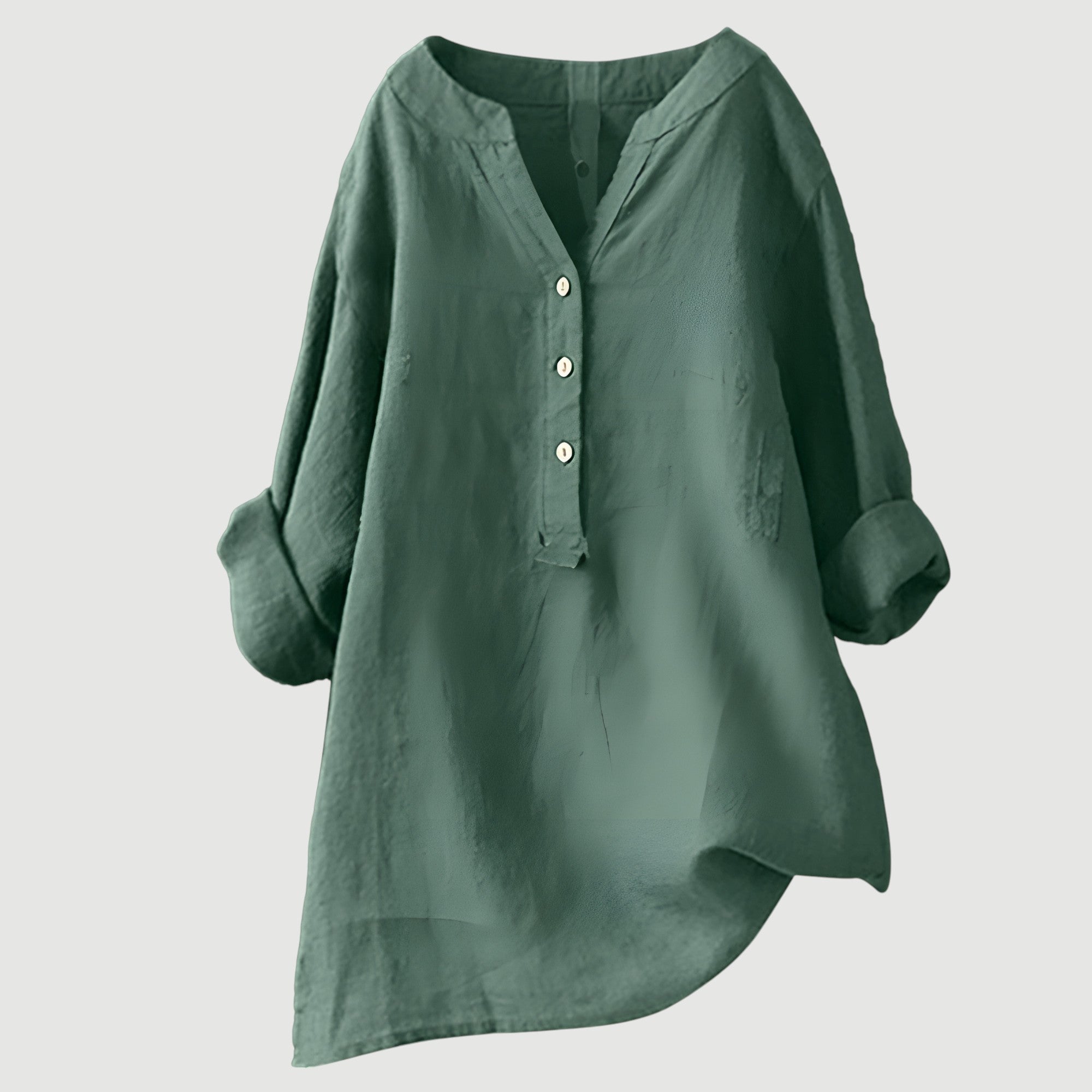 Helvano | Leinen-Blend Bluse für Damen