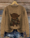 Helvano | Strickpullover mit Rundhalsausschnitt für Damen
