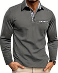 Helvano | Herren-Poloshirt mit langen Ärmeln