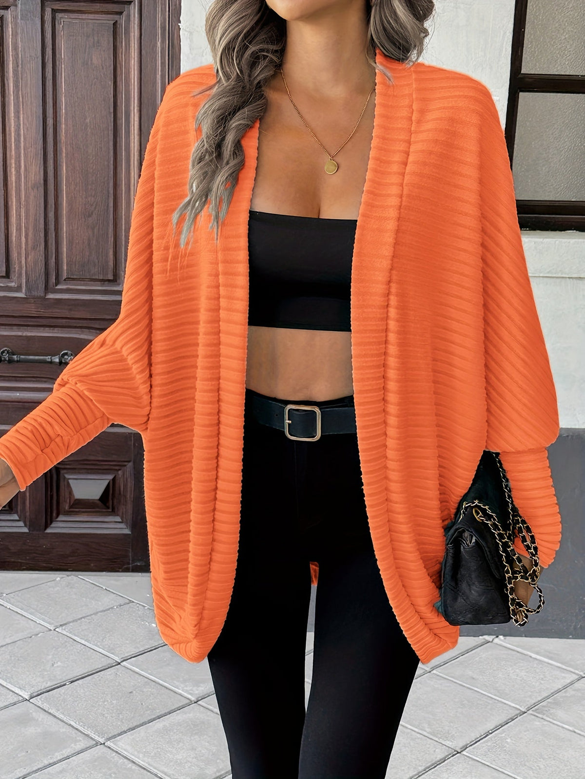 Helvano | Offener Strickcardigan für Damen