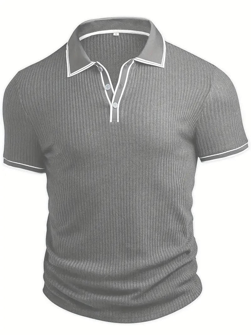 Helvano | Herren T-Shirt mit Struktur